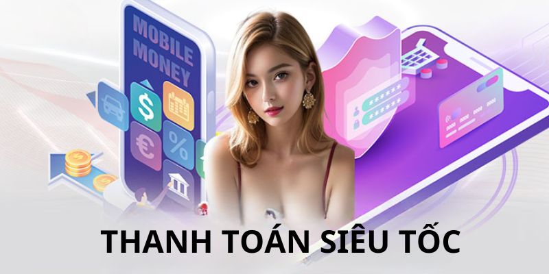 Thành viên yên tâm giao dịch tại đây vì quá trình diễn ra siêu nhanh chóng