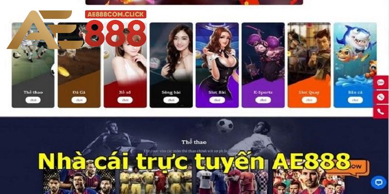 Top game casino ăn khách nhất của AE888